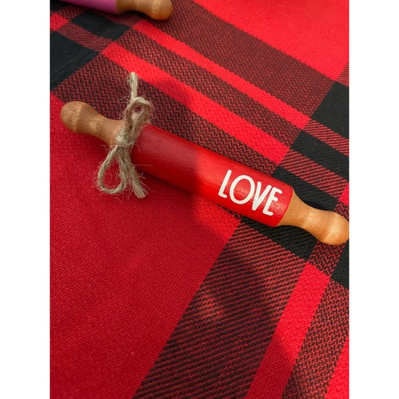 ⤵️🆕Valentine’s Day Mini Rolling Pins,  Farmhouse  Decor, Valentine’s Decor - Picture 7 of 11
